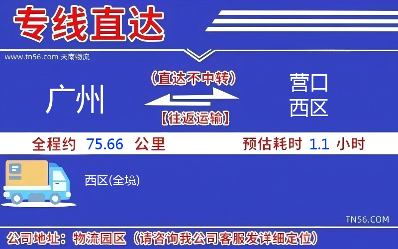 广州到营口西区物流公司