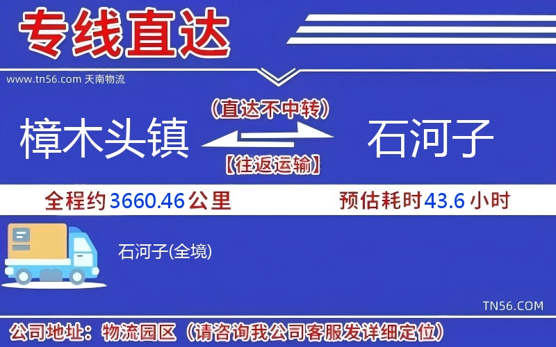 樟木头镇到石河子物流公司 樟木头镇到石河子物流公司